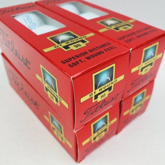 Titleist DT Wound 90 Golf Balls 12 Ct. Dupont Kosa Logos Made USA NOS - Picture 6 of 9